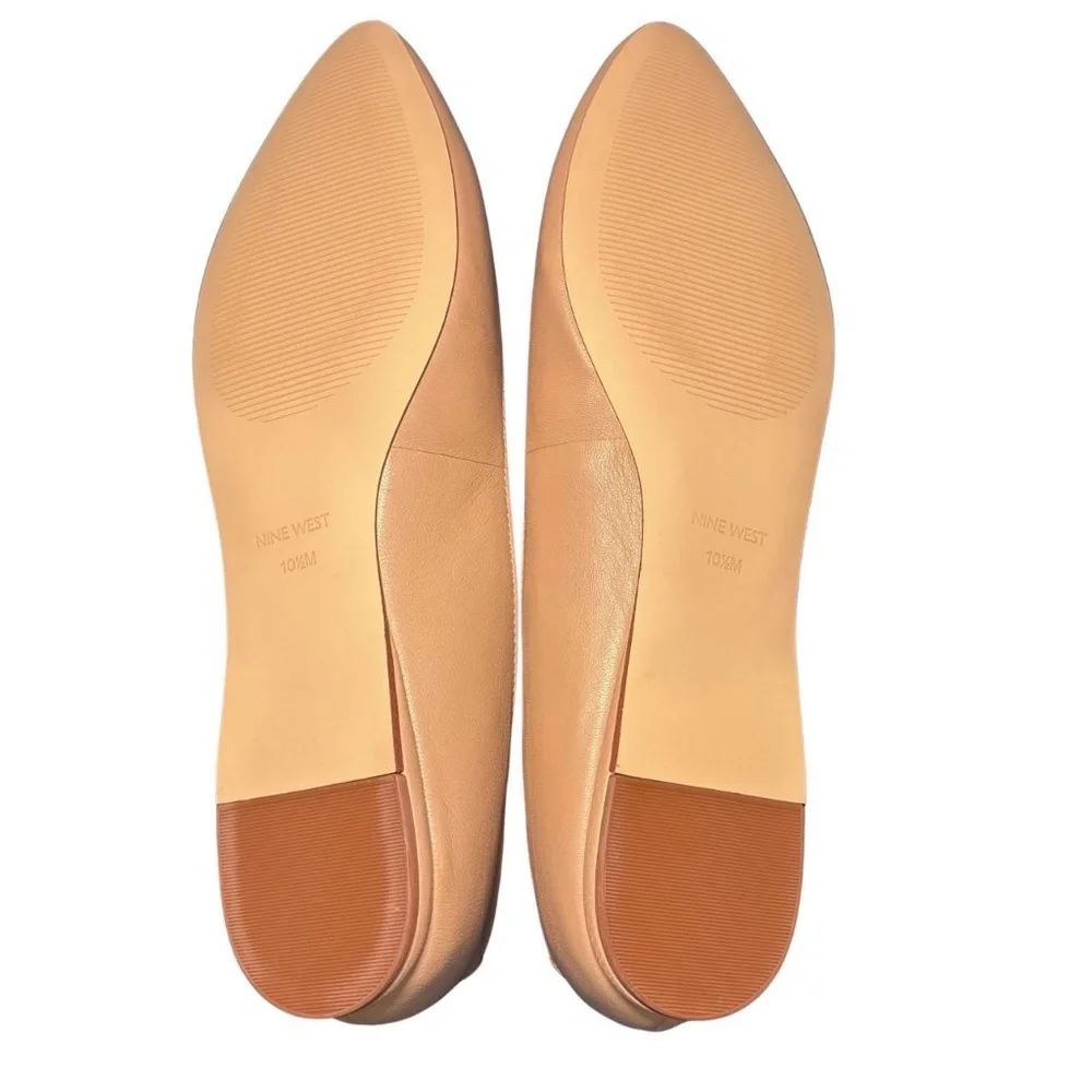 Nine West Women's Tan Ballet-shoes size 10.5 - Picture 3 of 3